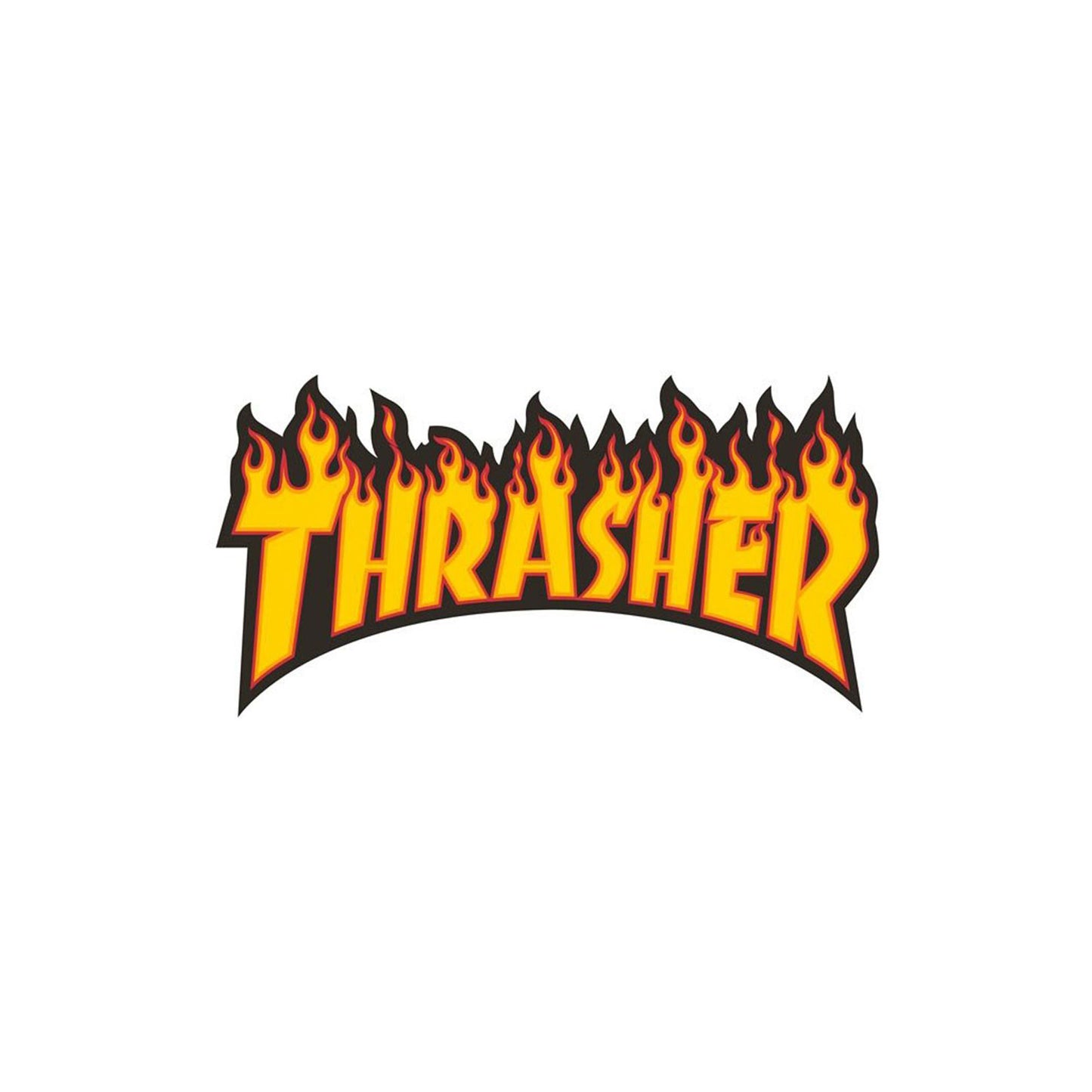 Flame Logo Sticker