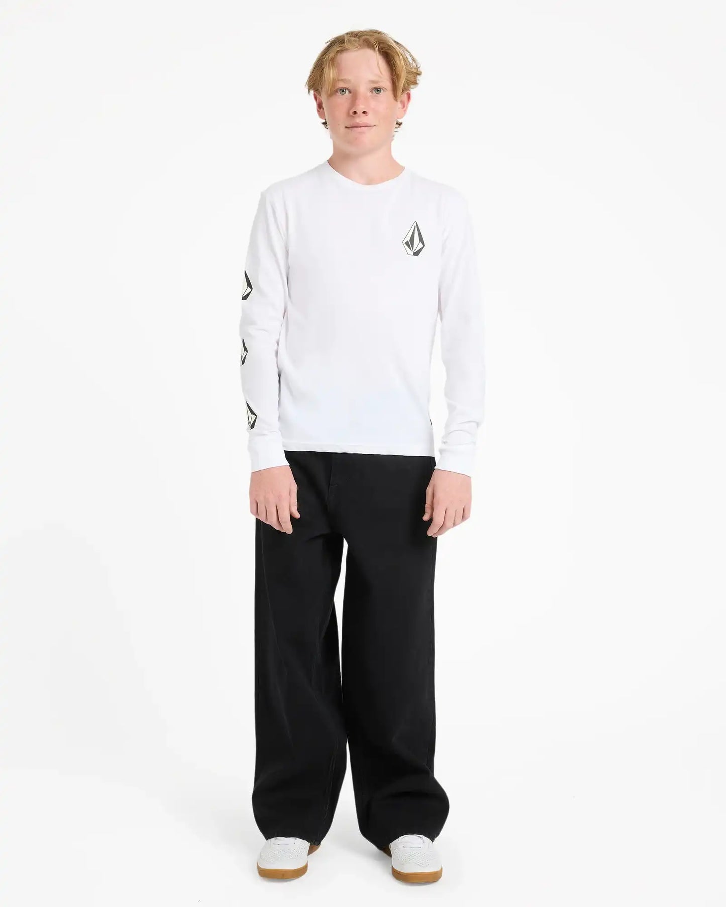 Iconic Stone Long Sleeve T-Shirt (Youth)