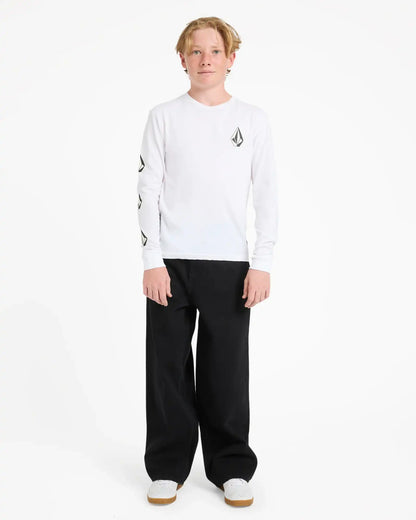 Iconic Stone Long Sleeve T-Shirt (Youth)
