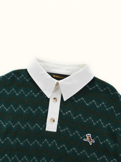Chevron Rugby Polo Shirt