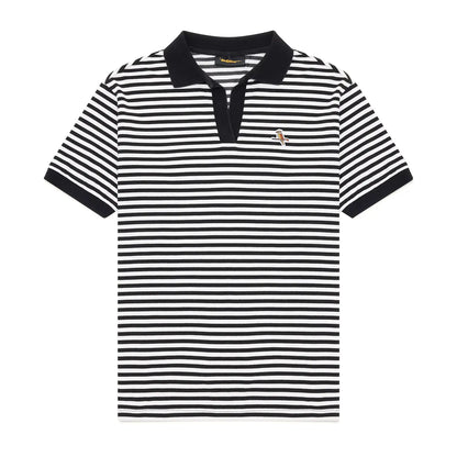 Jersey Stripe Polo Shirt