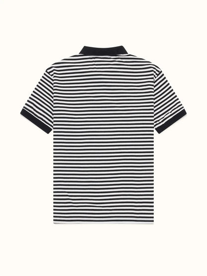 Jersey Stripe Polo Shirt