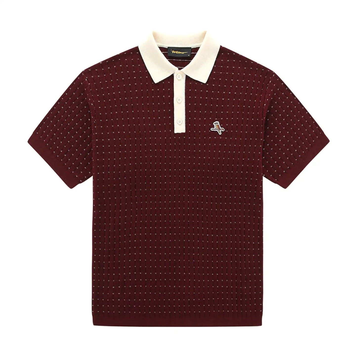 Knicked Knit Polo Shirt