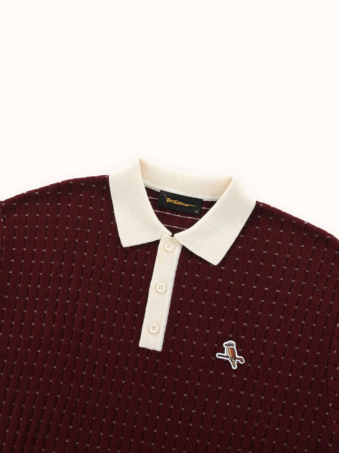 Knicked Knit Polo Shirt