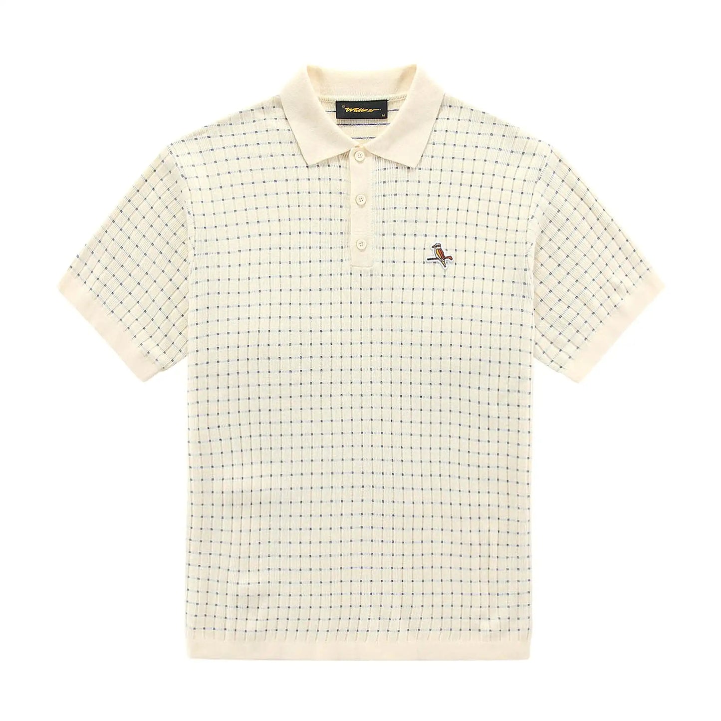 Knicked Knit Polo Shirt