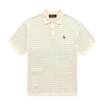Knicked Knit Polo Shirt