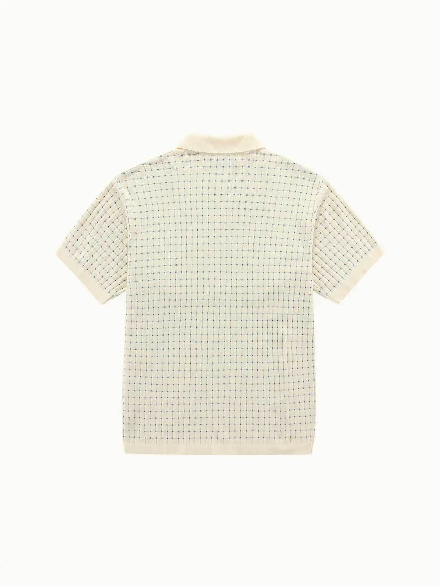 Knicked Knit Polo Shirt
