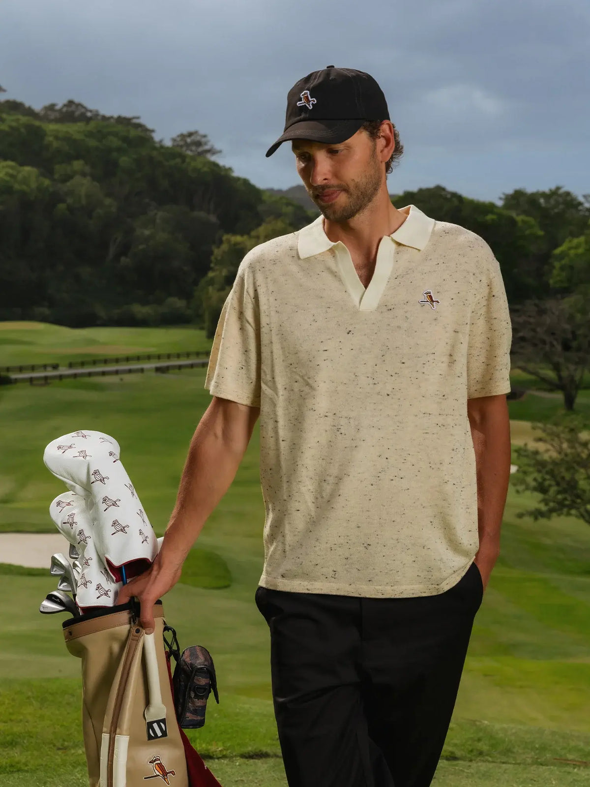Kooka Loom Knit Polo Shirt