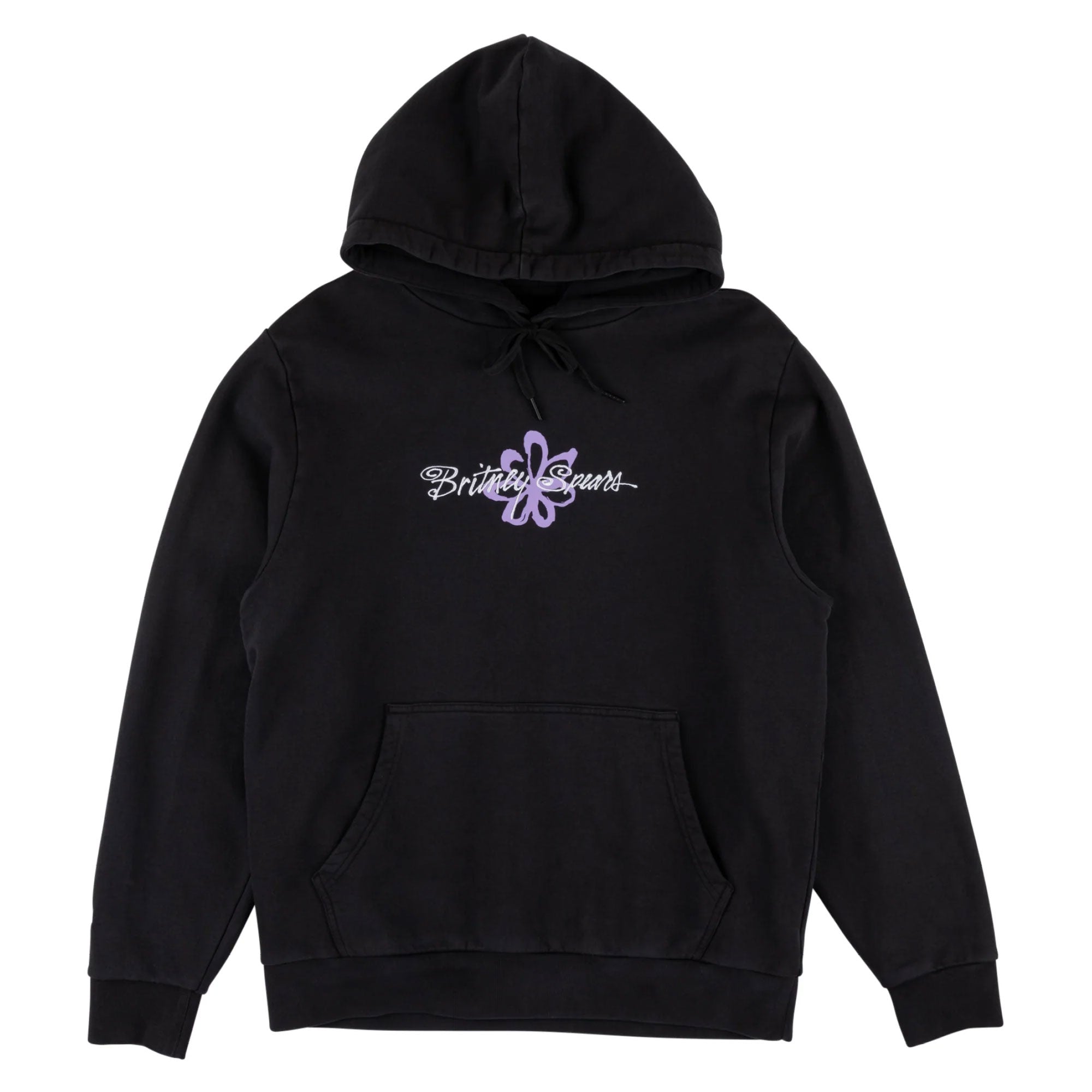 Britney Flower Hoodie Black