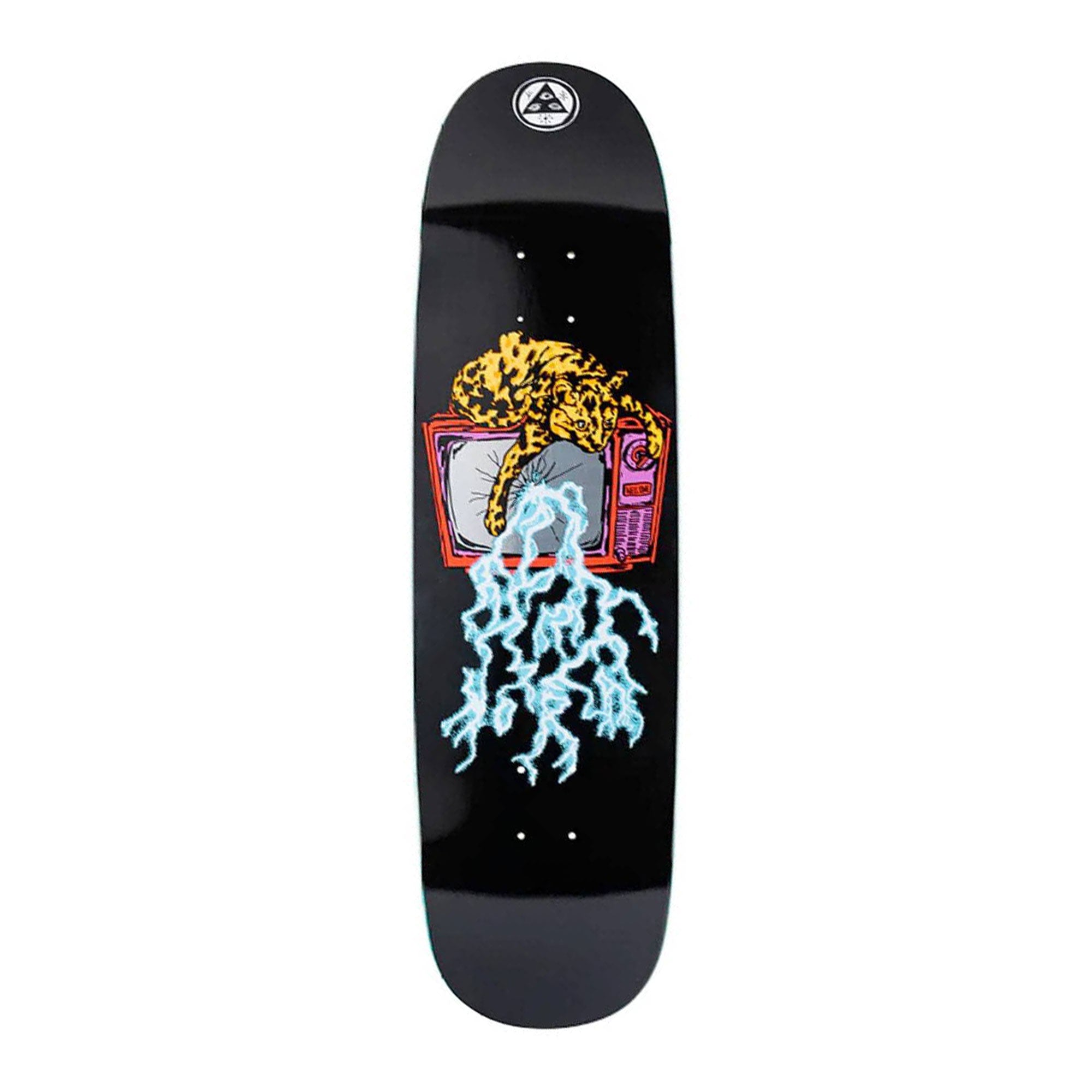 Welcome Static On Sphynx Deck - Black – Beyond Skate