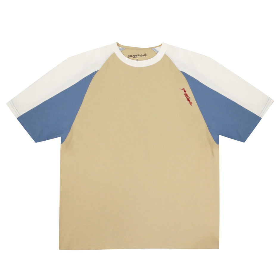 Beige / Blue / White