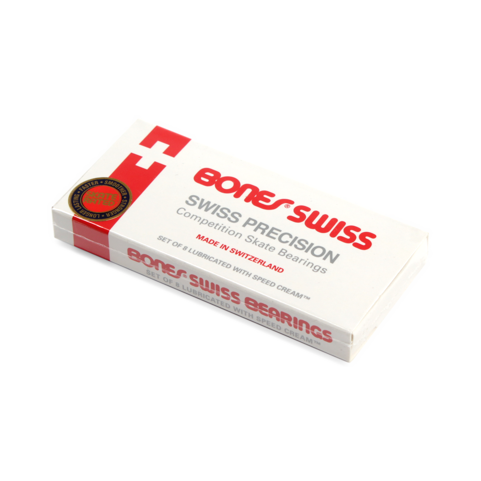 thumbnail image 2 of Bones Swiss Bearings Sticker – 2 X 2.25 Inch – Powell Peralta Skate Decal 2 of 5