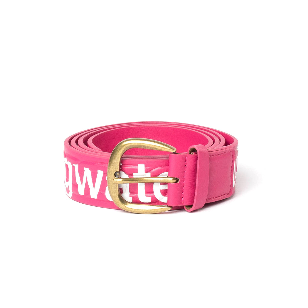 Stingwater: Oversized Logo Chain Embossed Belt, Pink | Beyond Skate