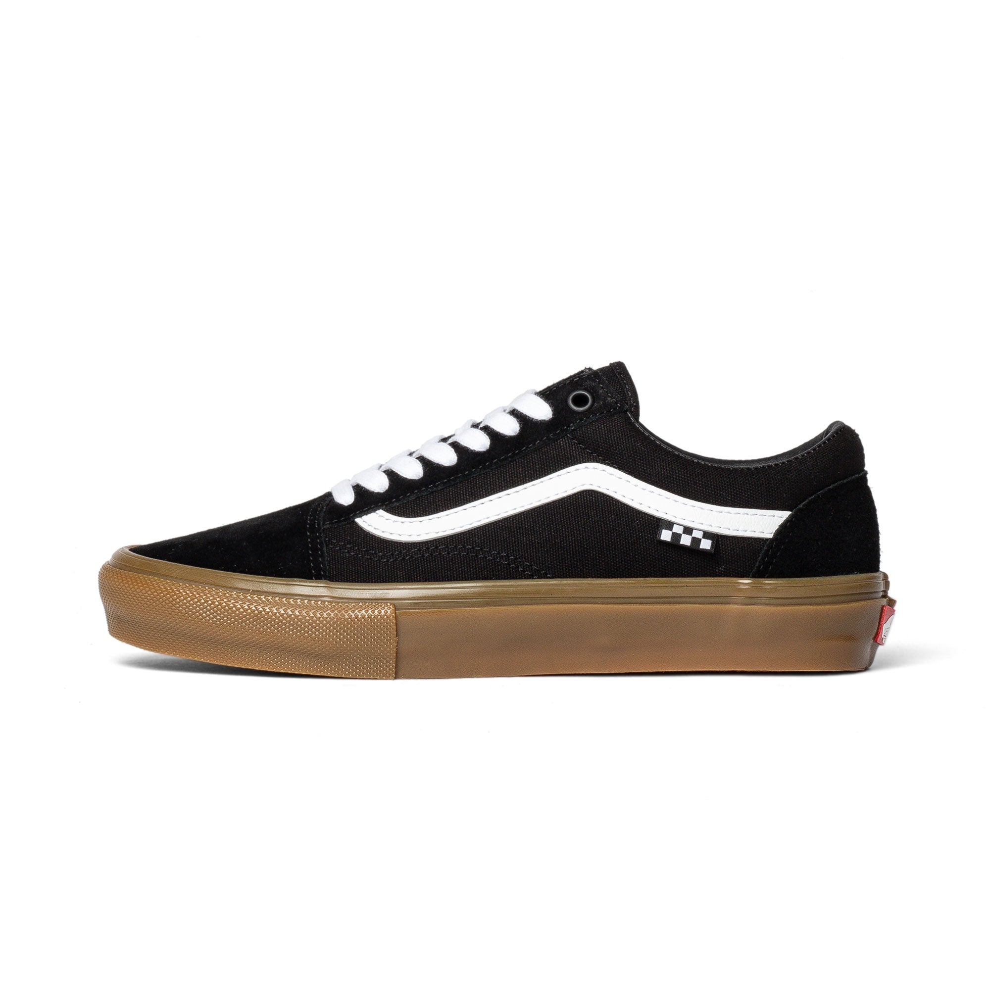 Dark brown old skool vans shop